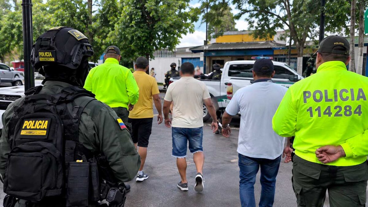 Captura de 30 personas en operaciones de la Fuerza Pública contra estructuras criminales realizadas durante las últimas 24 horas.