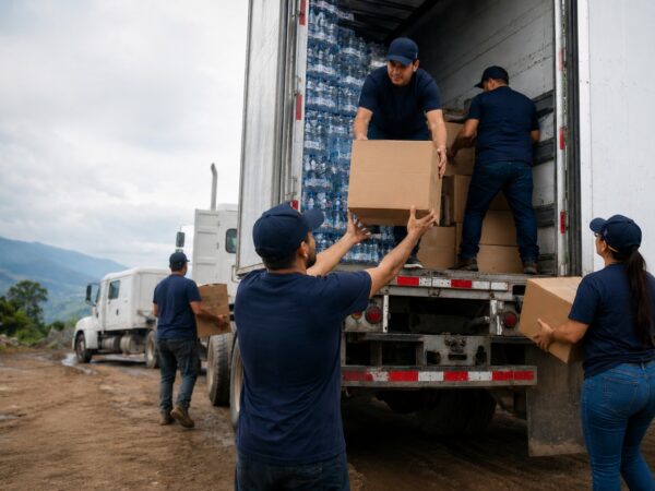 Más de 230 toneladas de ayudas fueron movilizadas durante la operación logística.
